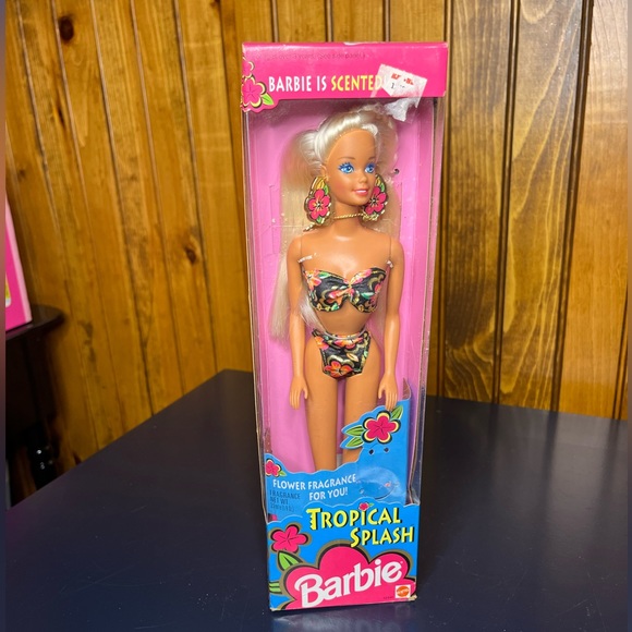 1994 Vintage Mattel 12446 Scented Tropical Splash Barbie Doll - Picture 1 of 10